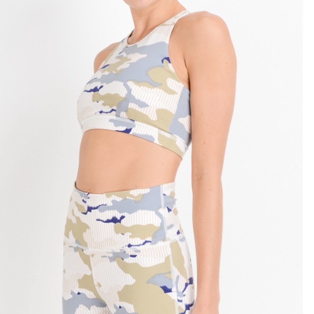Pastel Camo sport bra| Athleisure
